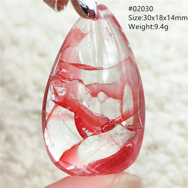 Red Limonite Quartz Pendant-ToShay.org