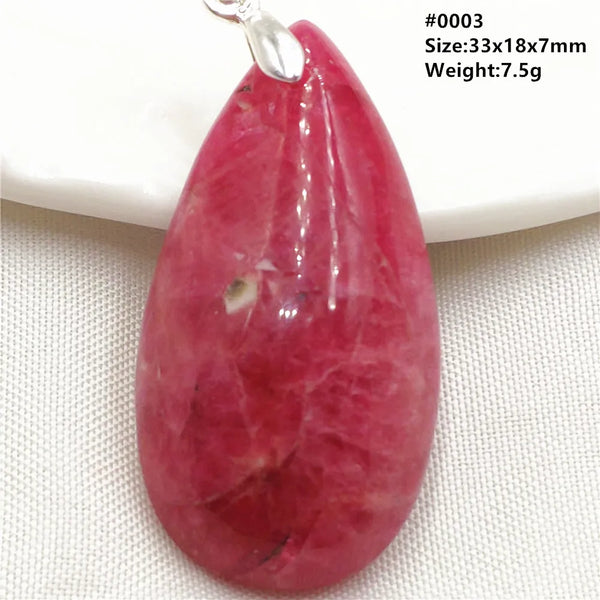 Red Rose Rhodonite Pendant-ToShay.org