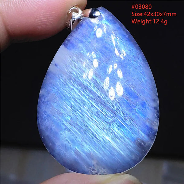 Blue Light Moonstone Pendant-ToShay.org