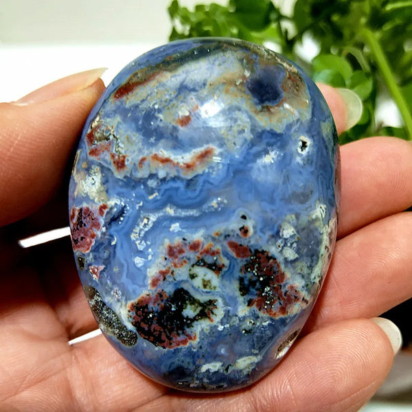 Ocean Jasper Palm Stone-ToShay.org