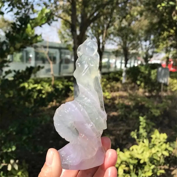 Purple Fluorite Mermaid-ToShay.org