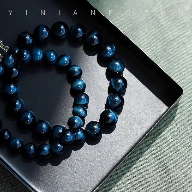 Blue Tigers Eye Bracelet-ToShay.org