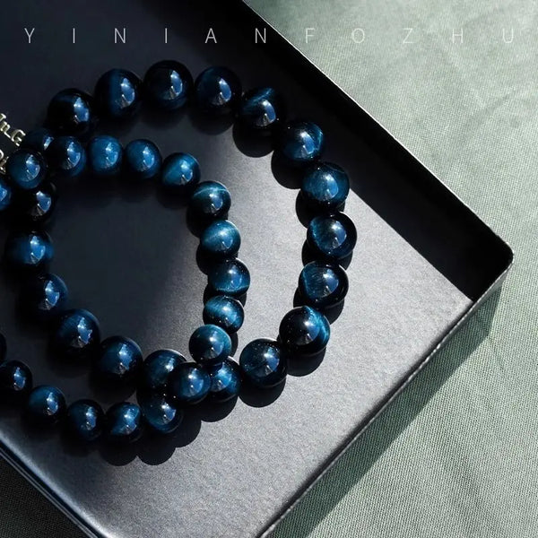 Blue Tigers Eye Bracelet-ToShay.org