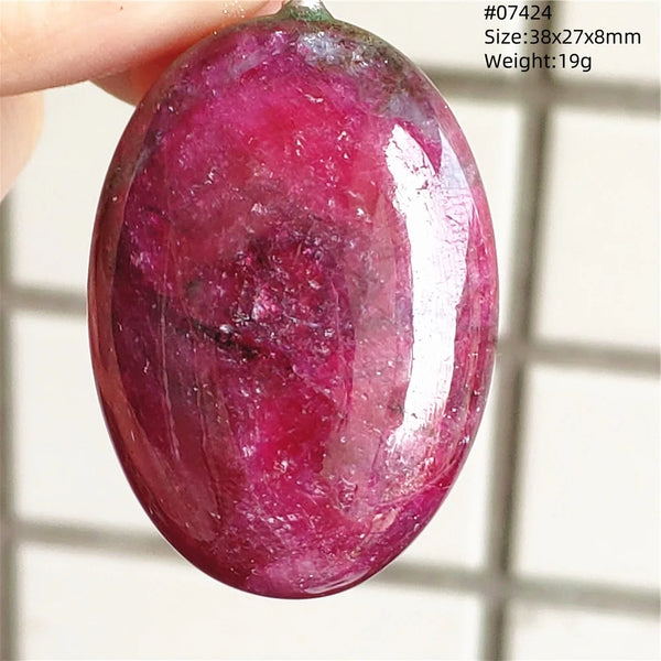Red Ruby Zoisite Light Pendant-ToShay.org