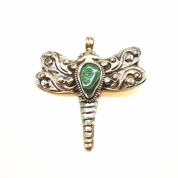 Silver Dragonfly Pendants-ToShay.org