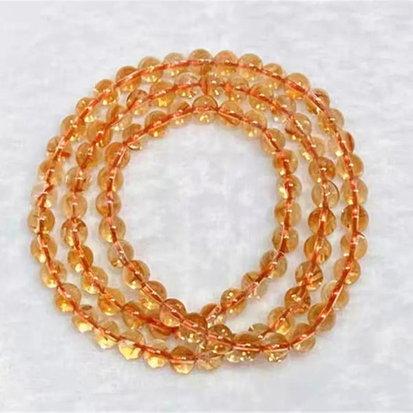 Yellow Citrine Wrap Bracelet-ToShay.org