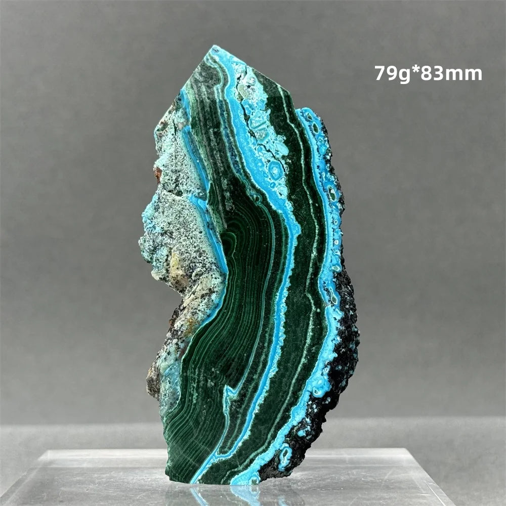 Blue Green Chrysocolla Tower-ToShay.org