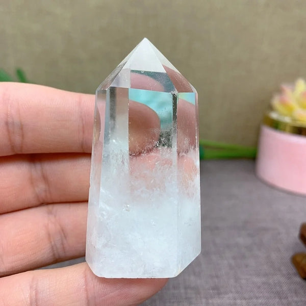 Clear Quartz Crystal Wand-ToShay.org