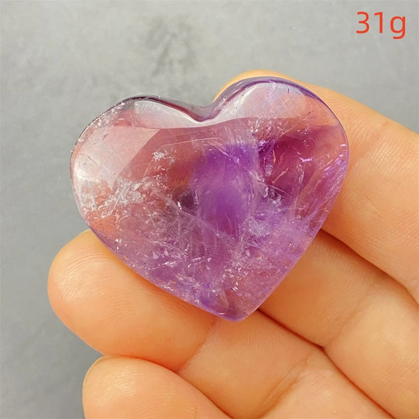 Purple Amethyst Hearts-ToShay.org