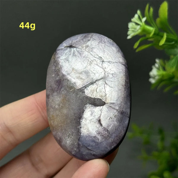 Purple Lepidolite Palm Stone-ToShay.org