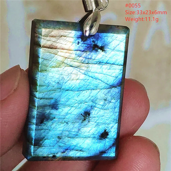 Blue Light Labradorite Pendant-ToShay.org