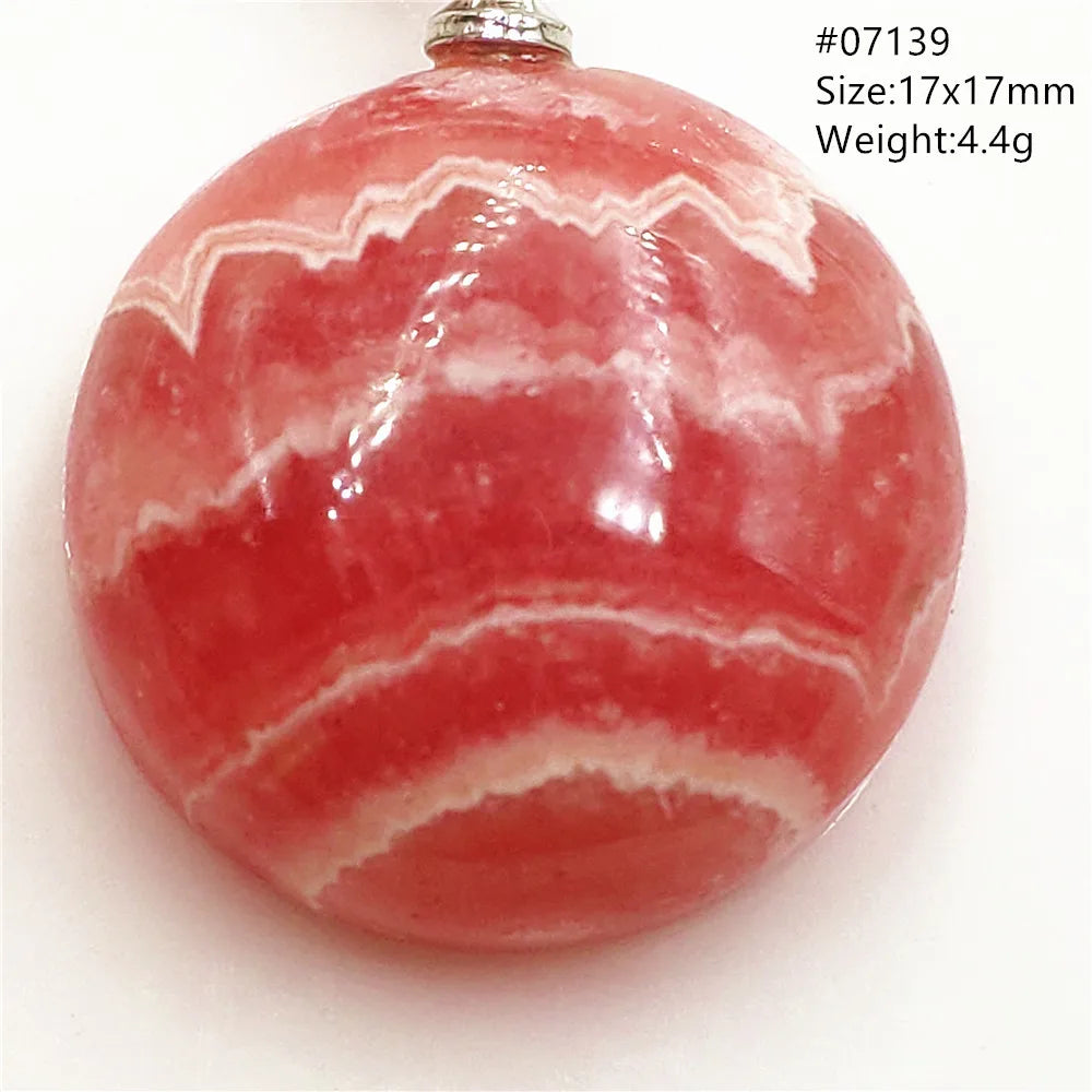Red Rhodochrosite Pendant-ToShay.org