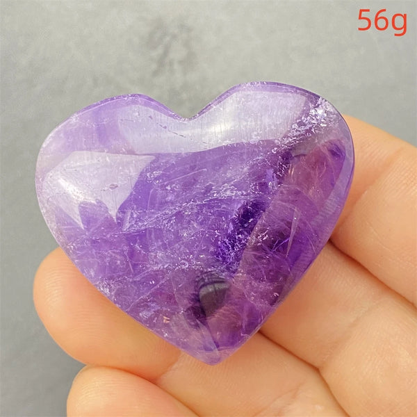 Purple Amethyst Hearts-ToShay.org