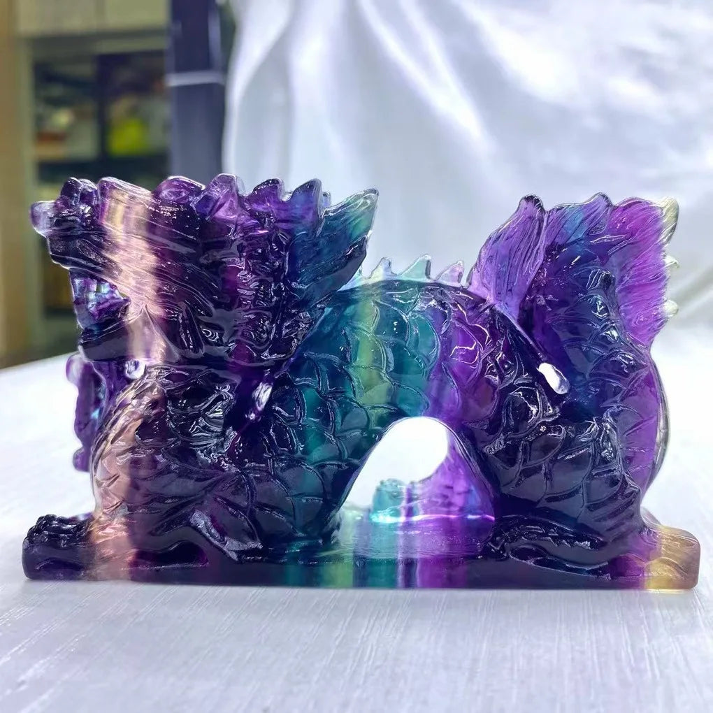 Rainbow Fluorite Figurines-ToShay.org