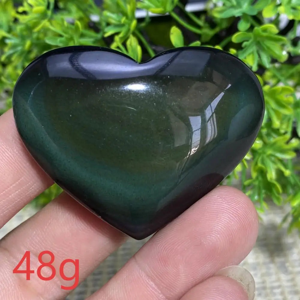 Rainbow Obsidian Heart-ToShay.org