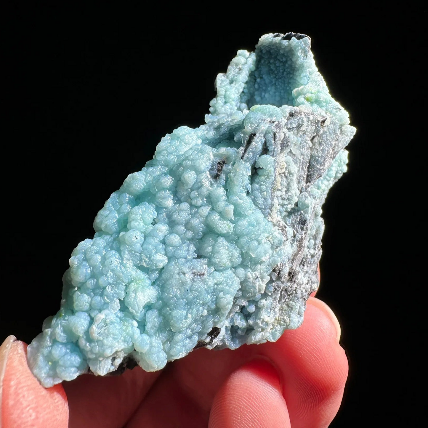 Blue Gibbsite Quartz Crystal-ToShay.org