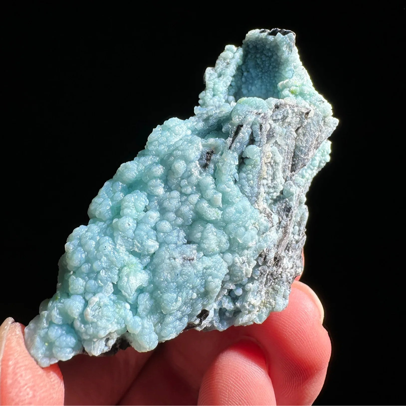 Blue Gibbsite Crystal-ToShay.org