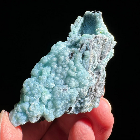 Blue Gibbsite Quartz Crystal-ToShay.org