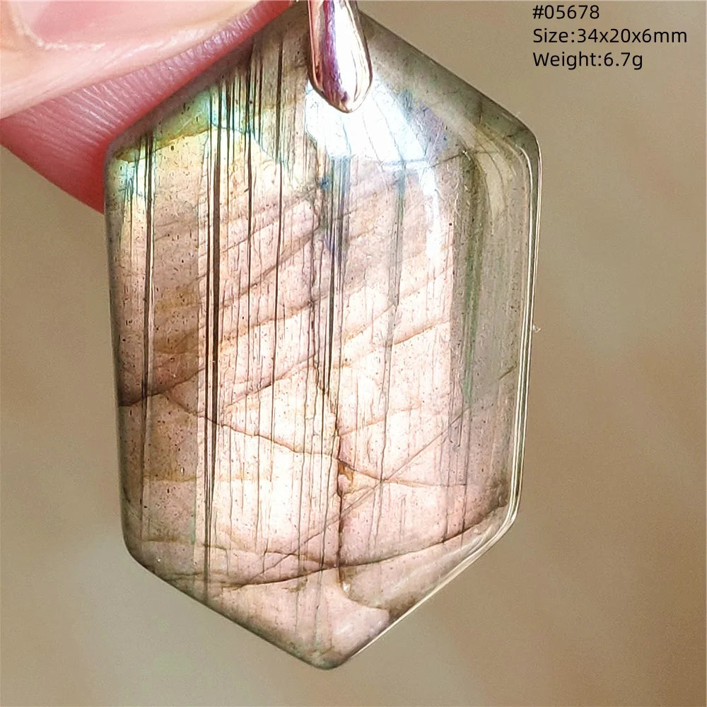Blue Purple Labradorite Pendant-ToShay.org