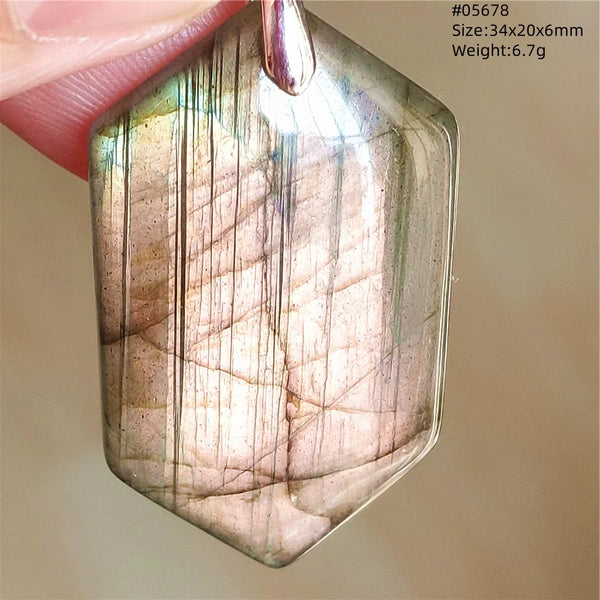 Blue Purple Labradorite Pendant-ToShay.org