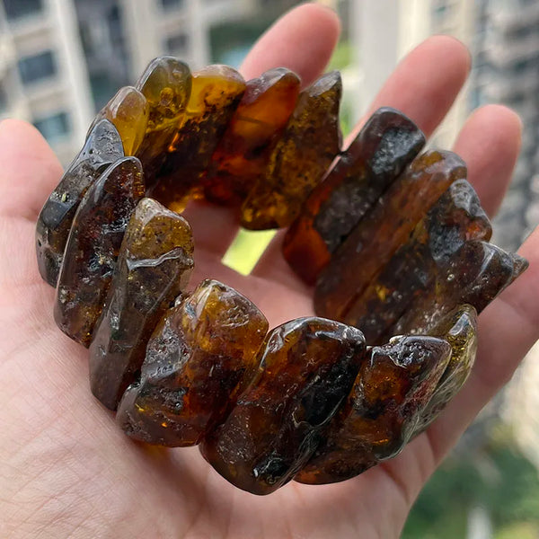 Yellow Amber Bracelet-ToShay.org