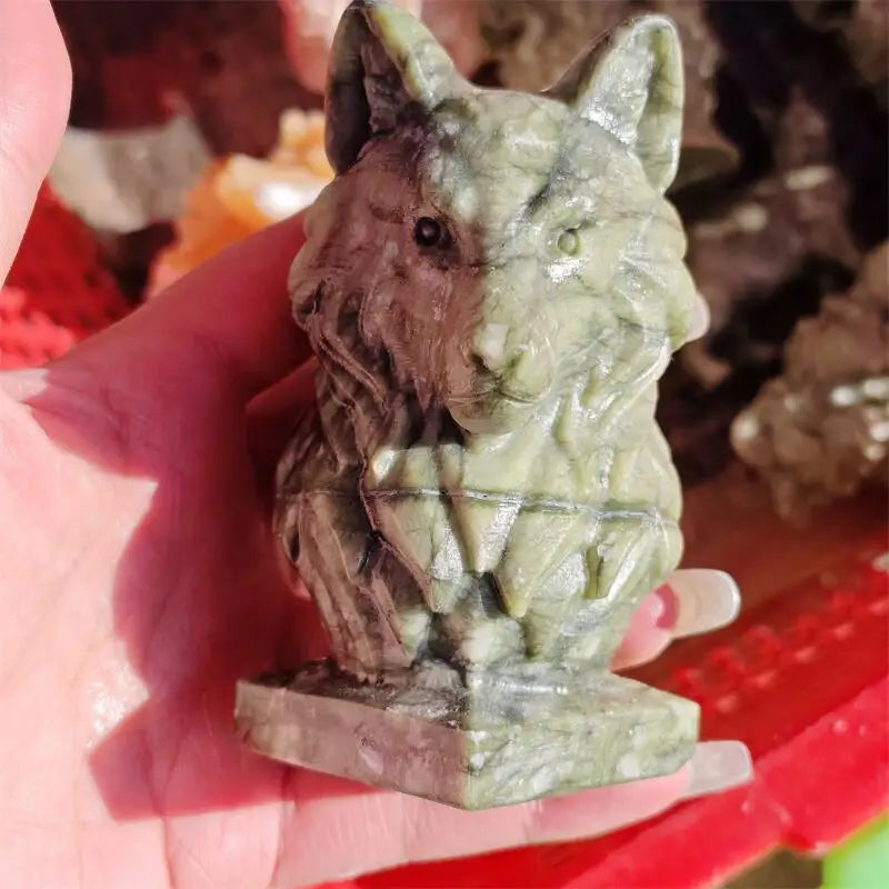 Green Ophiolite Wolf Head-ToShay.org