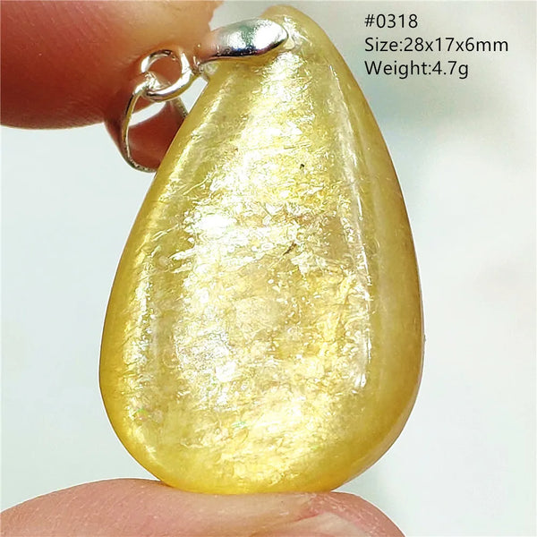 Gold Lepidolite Pendant-ToShay.org