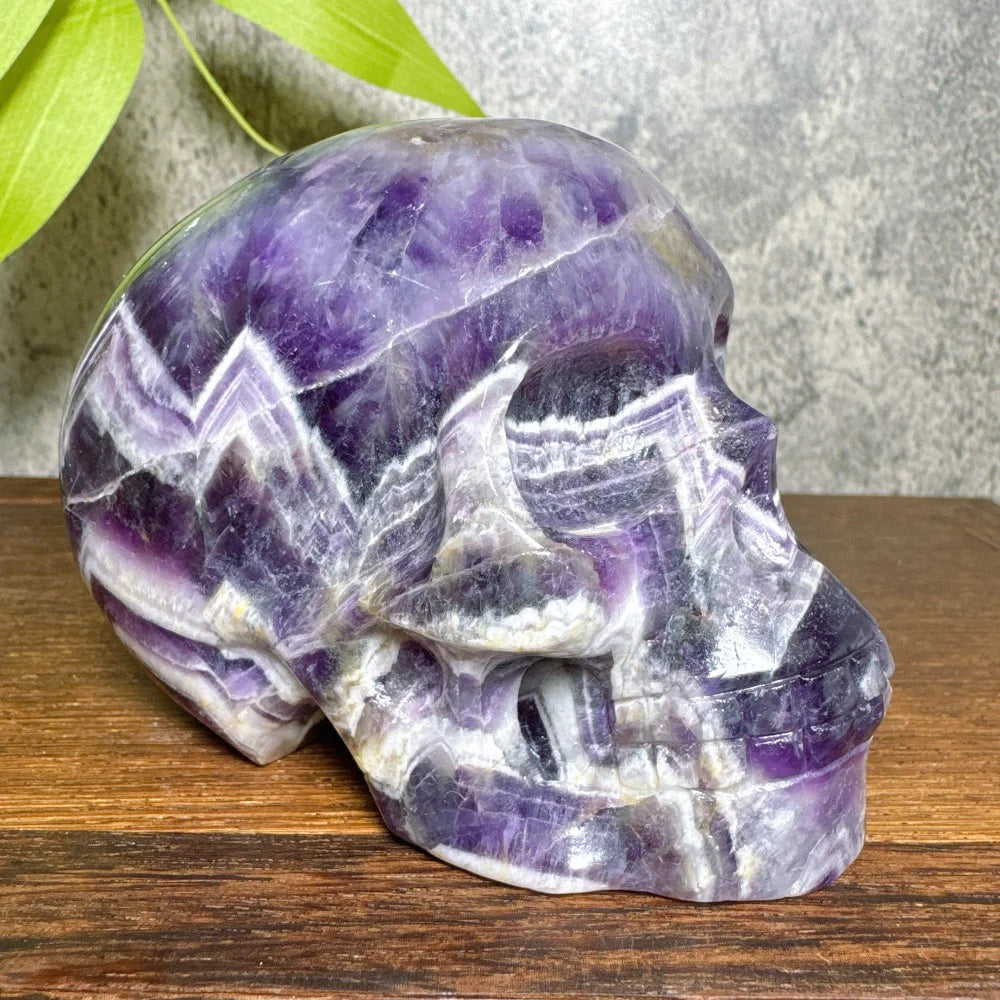 Purple Dream Amethyst Skull-ToShay.org