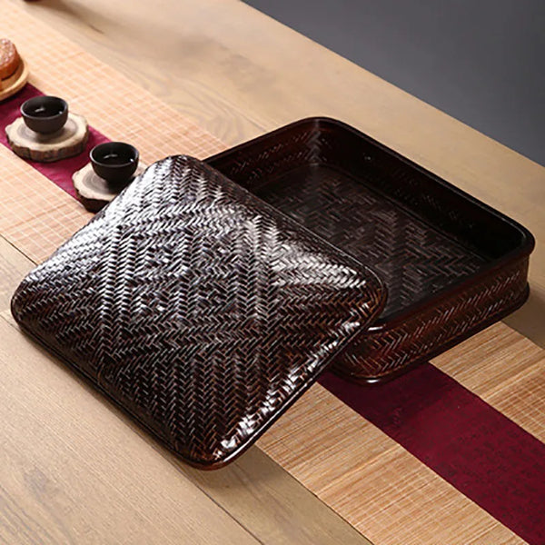 Bamboo Lacquerware Storage Box-ToShay.org