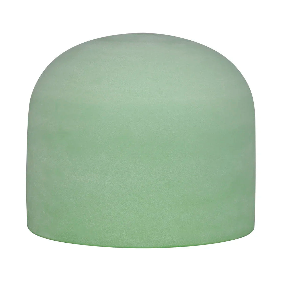 Green Frosted Crystal Singing Bowl-ToShay.org