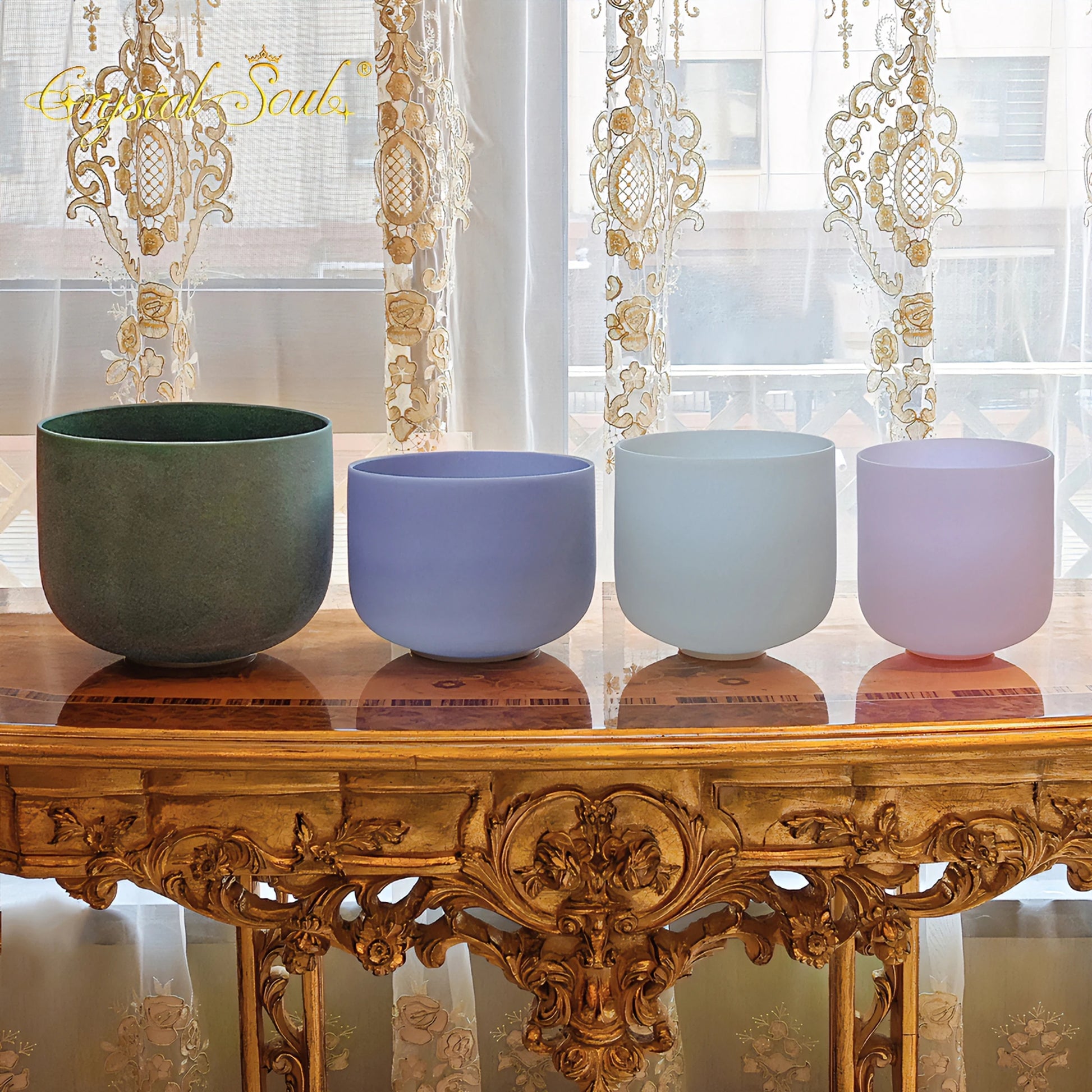 Mixed Gemstone Singing Bowls-ToShay.org