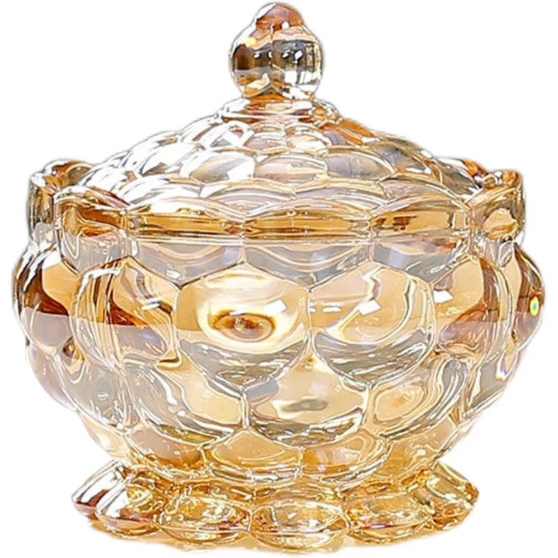 Crystal Glass Candy Jar-ToShay.org