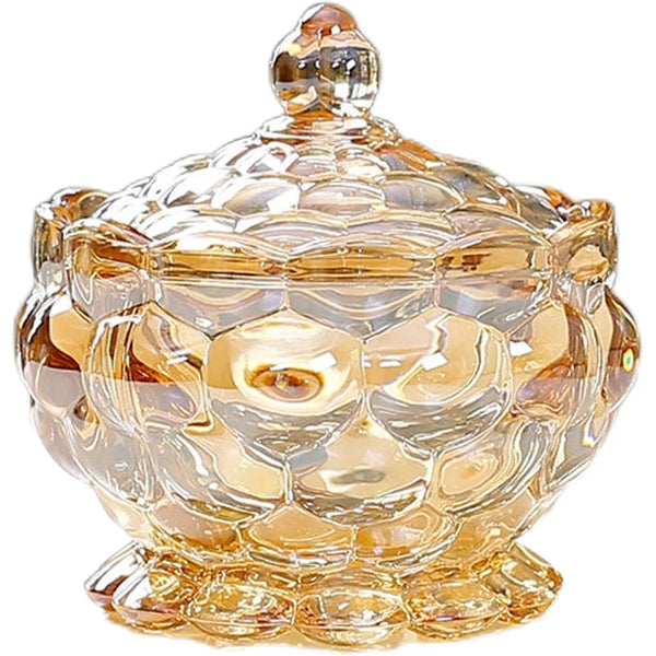 Crystal Glass Candy Jar-ToShay.org