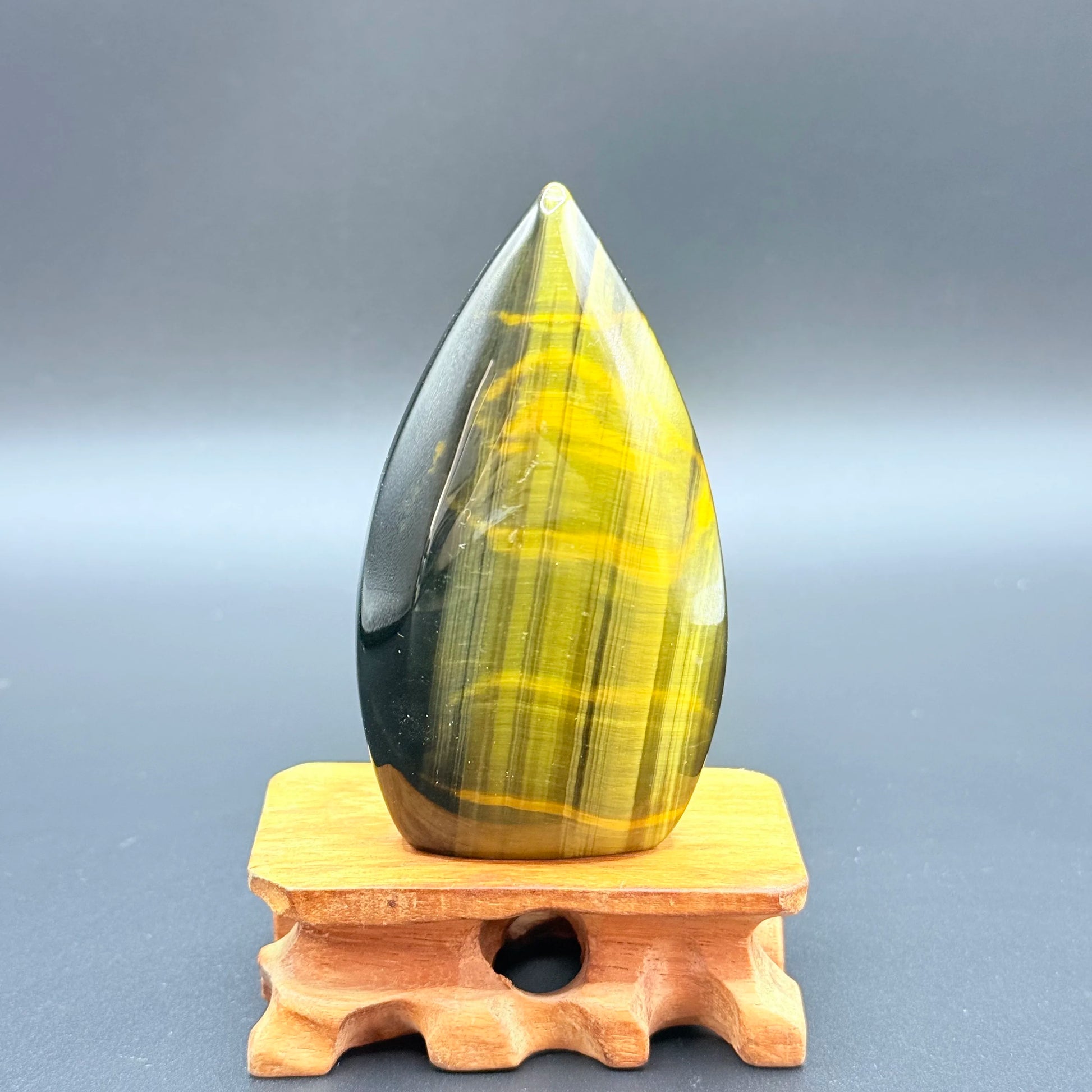 Blue Tiger Eye Stone Torch-ToShay.org