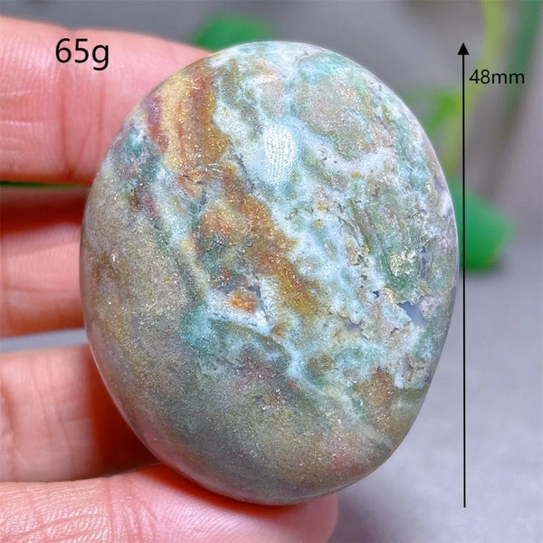 Ocean Jasper Palm Stone-ToShay.org