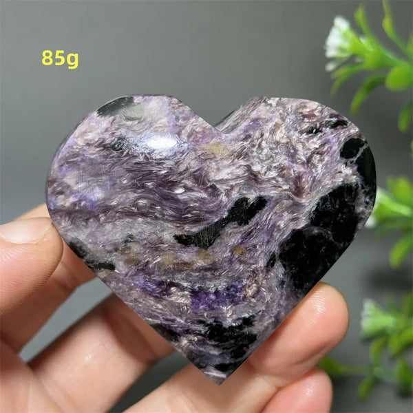 Purple Noble Crystal Heart-ToShay.org