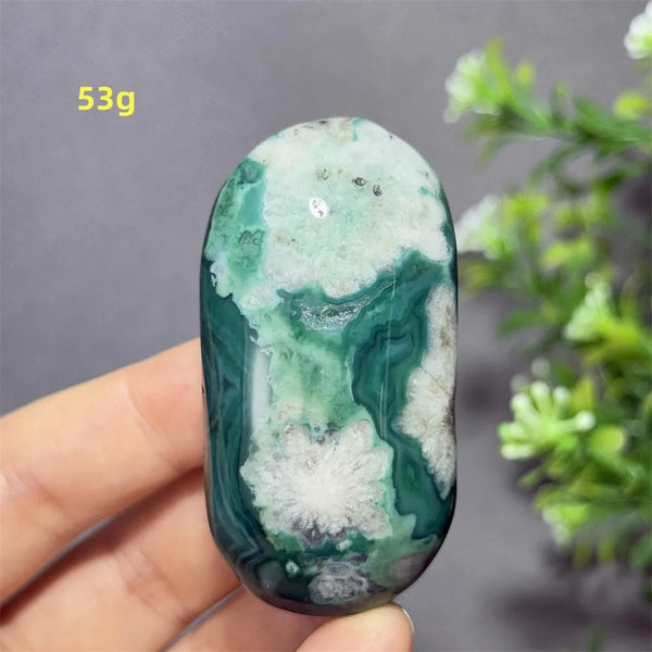Green Cherry Blossom Agate-ToShay.org