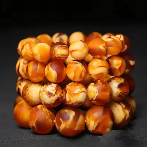 Yellow Amber Beeswax Bracelets-ToShay.org