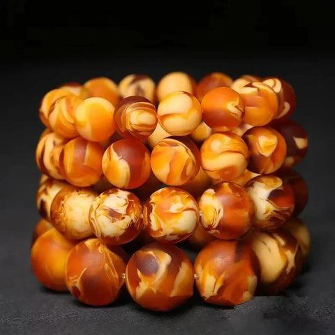 Yellow Amber Beeswax Bracelets-ToShay.org