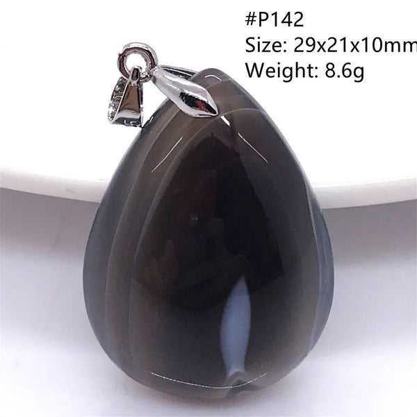 Black Lace Agate Pendant-ToShay.org
