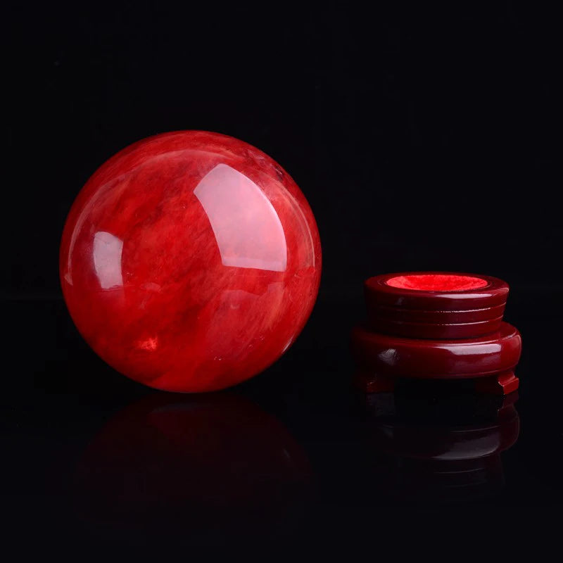 Red Smelting Quartz Ball-ToShay.org
