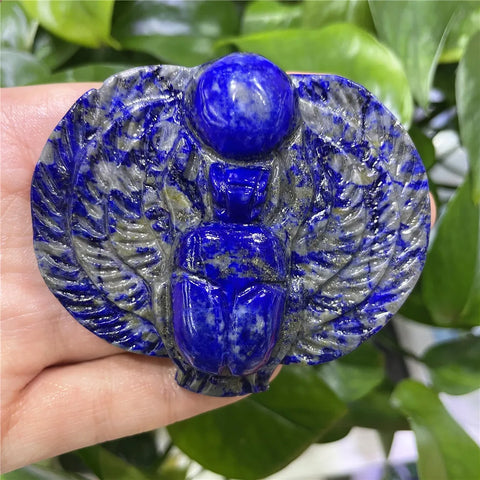 Blue Lapis Lazuli Scarab-ToShay.org