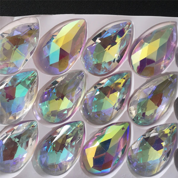 Crystal Tear Drop Pendant-ToShay.org