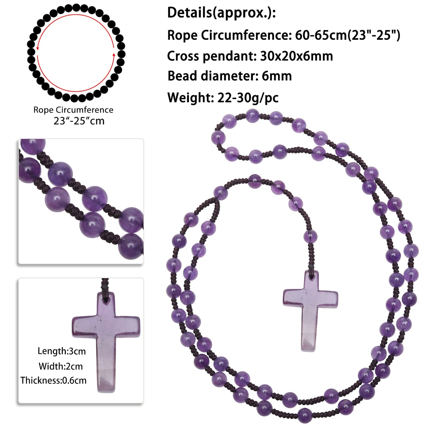 Mixed Crystal Bead Rosary-ToShay.org