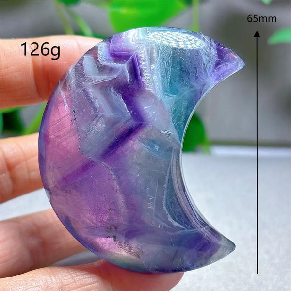 Rainbow Fluorite Moon-ToShay.org