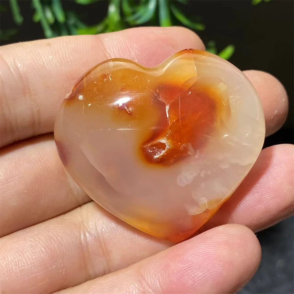 Orange Carnelian Heart-ToShay.org