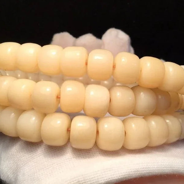White Camel Bone Beads-ToShay.org