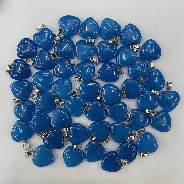 Mixed Crystal Heart Pendants-ToShay.org