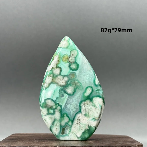 Green Cherry Blossom Agate-ToShay.org