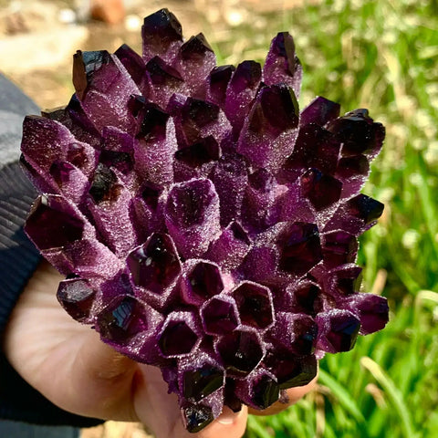 Purple Quartz Crystal Cluster-ToShay.org